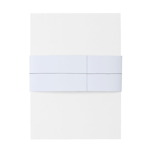 Cute Elegant and Simple Dusty Blue Wedding Uitnodigingen Wikkel (Achterkant Voorbeeld)