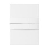 Cute Elegant and Simple Wedding Uitnodigingen Wikkel (Achterkant Voorbeeld)