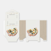 Cute Elegant Egg Basil Pizza Vrijgezellenfeest Par Bedankdoosjes (Uitgevouwen)