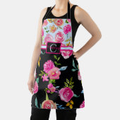 Cute Elegant Floral Personalized Monogram Schort (Insitu)