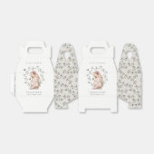 Cute Elegant Protant Women Foliage Baby shower Bedankdoosjes (Uitgevouwen)