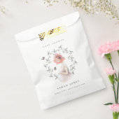 Cute Elegant Protant Women Foliage Baby shower Bedankzakje (Gezegeld)