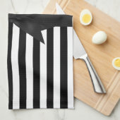 Cute elegant trendy strept polka punts patroon theedoek (Quarter Fold)