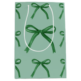 Cute elegante groene strik patroon cadeautas