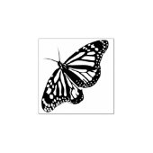 Cute Elegante Vlinder Dier Persoonlijke Briefpapie Rubberstempel (Afrduk)