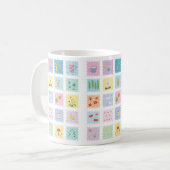 Cute elementen kopje koffiemok (Voorkant links)