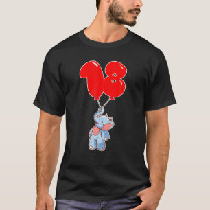 Cute Elephant - 18e verjaardag - Kinder ballonpart T-shirt