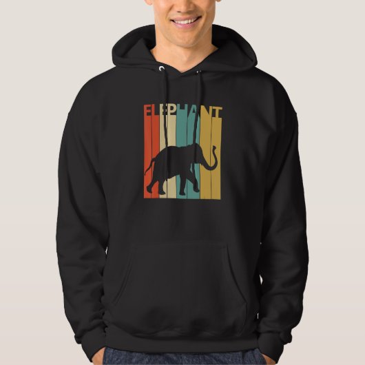 Cute Elephant Animal Hoodie (Voorkant)
