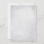 Cute Elephant Baby Boy met Gift Baby shower Kaart (Achterkant)