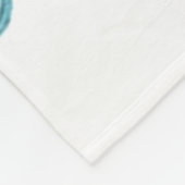 Cute Elephant baby Fleece Deken (Hoek)