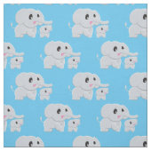 Cute Elephant Baby Nursery Decor Stof (Swatch)