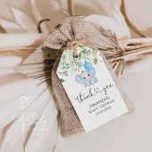 Cute Elephant Baby shower Boy Cadeaulabel