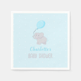 Cute Elephant Baby shower Boy Servet