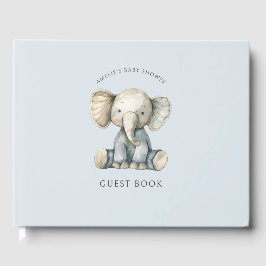 Cute Elephant Baby shower Gastenboek