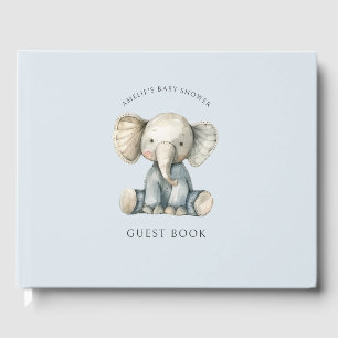 Cute Elephant Baby shower Gastenboek