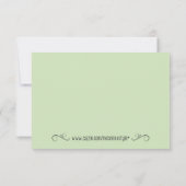 Cute Elephant Baby shower Hartelijk dank Bedankkaart (Achterkant)