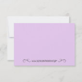 Cute Elephant Baby shower Hartelijk dank Notitiekaartje (Achterkant)