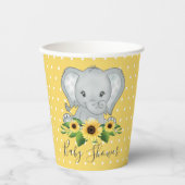 Cute Elephant Baby shower Papieren Bekers (Voorkant)