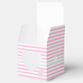 Cute Elephant Baby shower Pink Favor Box Bedankdoosjes (Geopend)