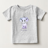 Cute Elephant Baby T-Shirt (Voorkant)