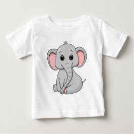 Cute Elephant Baby T-Shirt