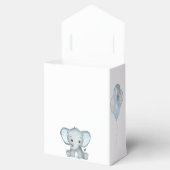 Cute Elephant Boy Balloons Baby shower Bedankdoosjes (Geopend)