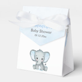 Cute Elephant Boy Balloons Baby shower Bedankdoosjes