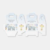 Cute Elephant Boys Baptisme Favor Box Bedankdoosjes (Uitgevouwen)