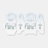 Cute Elephant Boys Baptisme Favor Box Bedankdoosjes (Uitgevouwen)