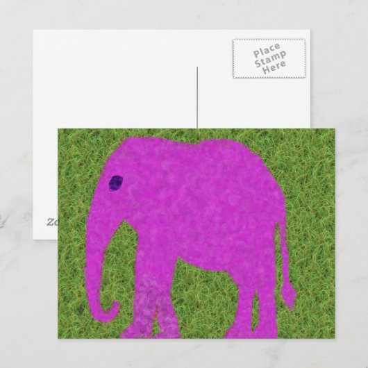 Cute Elephant Briefkaart (Voorkant / Achterkant)