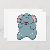 Cute Elephant Briefkaart (Voorkant / Achterkant)