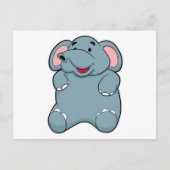 Cute Elephant Briefkaart (Voorkant)