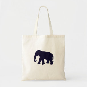 Cute Elephant Canvas tas