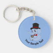 Cute elephant cartoon keychain (Voorkant)