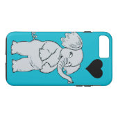 Cute Elephant Case-Mate iPhone Case (Achterkant (Horizontaal))