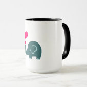 Cute Elephant Coffee Mok (Voorkant rechts)