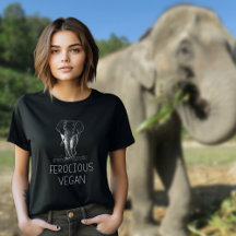 Cute Elephant Ferocious Vegan