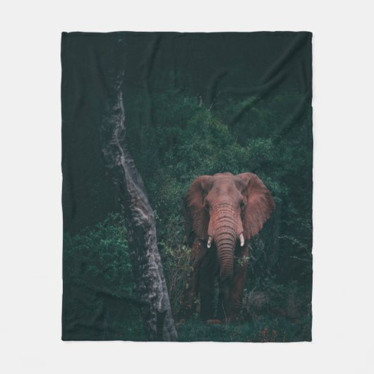 CUTE ELEPHANT FLEECE DEKEN (Voorkant)