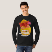 Cute Elephant Ganesha Peace Lotus Loving Kindness  T-shirt (Voorkant volledig)