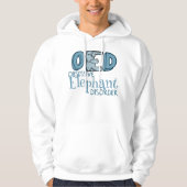 Cute Elephant geobsedeerd Hoodie (Voorkant)