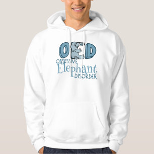 Cute Elephant geobsedeerd Hoodie