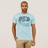 Cute Elephant geobsedeerd T-shirt (Voorkant volledig)