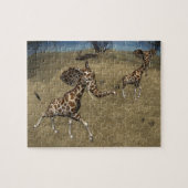 Cute Elephant Giraffes Legpuzzel (Horizontaal)