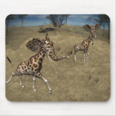 Cute Elephant Giraffes Muismat (Voorkant)