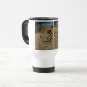 Cute Elephant Giraffes Reisbeker (Voorkant links)
