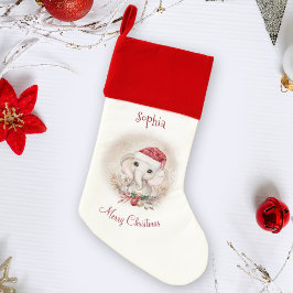 Cute Elephant Girl-kerststop Kerstsok