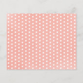 Cute Elephant Girl Pink Baby shower Invitation (Achterkant)