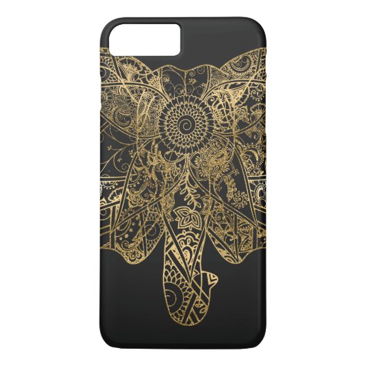 Cute Elephant hand getrokken Henna floral Case-Mate iPhone Case (Achterkant)