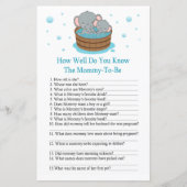 Cute Elephant Hoe goed ken je het baby-schoenspel? (Voorkant)