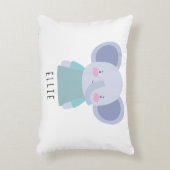 Cute Elephant Illustratie -  Accent Kussen (Voorkant(Verticaal))